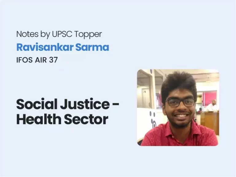 Social Justice- Health Sector