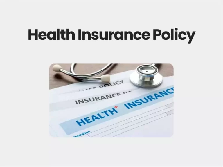 Health Insurance Policy