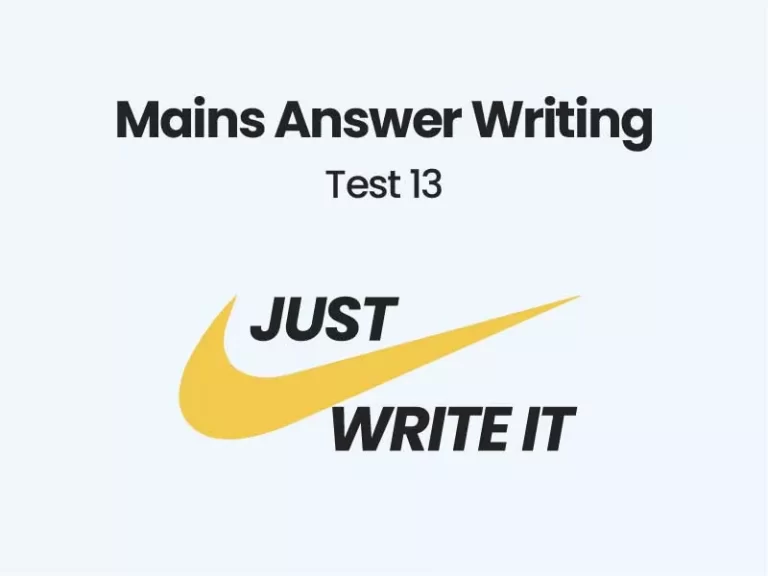 Free UPSC Mains Answer Writing 2022