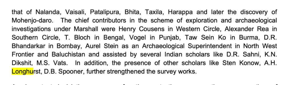 Alexander Rea, A. H Longhurst Robert Sewell, James Burgess and Walter Elliot were associated with