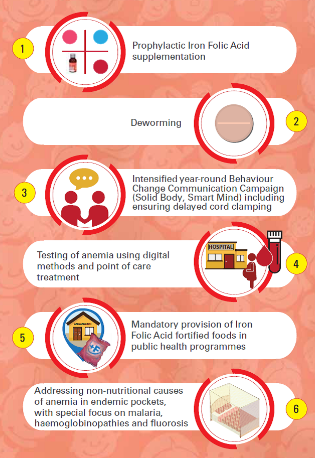 Components Anaemia Mukt Bharat Strategy